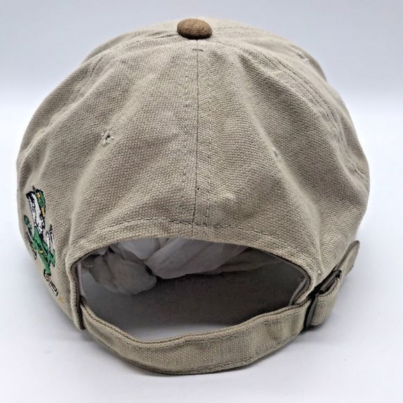 Notre Dame Fighting Irish NCAA American Needle Strapback Ball Cap Tan Official - Picture 5 of 11